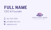 Lotus Flower Beauty Business Card