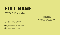 Fast Car Racing Business Card