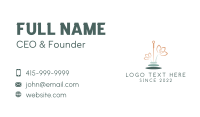 Floral Acupuncture Wellness  Business Card