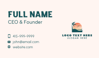 Sunset Beach Island Business Card