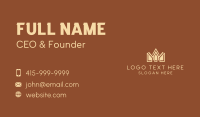 Real Estate Crown Investment Business Card