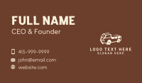 Vintage Farm Truck Business Card