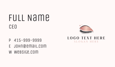 Beauty Cosmetic Lashes Business Card Image Preview