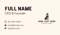 Canine Therapy Dog Business Card Design