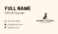 Dog Grooming Business Card example 1