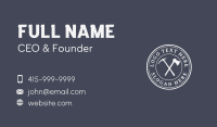 Axe Business Card example 4