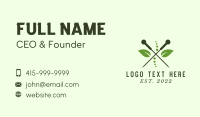 Traditional Acupuncture Treatment Business Card