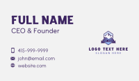 Mountain Camping Adventure Business Card