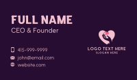 Hand Heart Charity Business Card