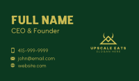 Gold Triangle Horns Business Card Image Preview