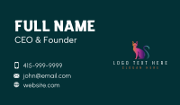 Digital Feline Cat Business Card Design