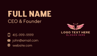 Guardian Angel Wings Business Card Design