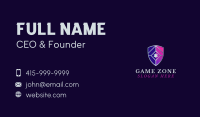 Armor Gaming Shield Business Card Image Preview