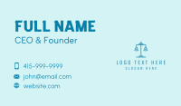 Law Office Business Card example 3