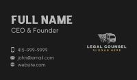 Industrial Dump Truck Business Card