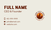 Cowboy Horse Desert Business Card