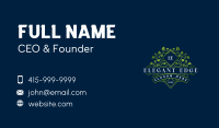 Elegant Leaf Garden Business Card Image Preview