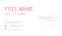 Diaper Business Card example 3