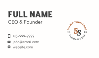 Creative Emblem Lettermark Business Card