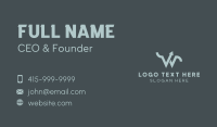 Finance Tech Arrow Letter Business Card