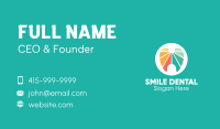 Colorful Dental Tooth Business Card Image Preview