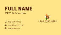 India Wild Tiger Business Card Design