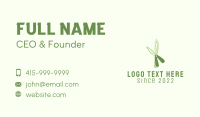 Grass Shears Lawn Care Business Card