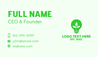 Eco Friendly Light Bul b Business Card