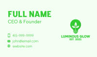 Eco Friendly Light Bul b Business Card Image Preview