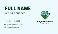 Mountain Hike Lover  Business Card