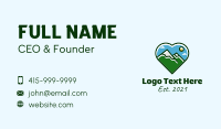 Mountain Hike Lover  Business Card Design