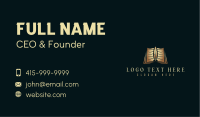 Education Journalist Quill Business Card