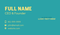 Freestyle Business Card example 1