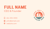 Sailing Caravel Ship Business Card