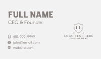 Professional Business Letter  Business Card