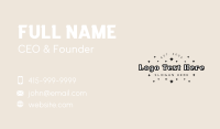 Astral Stardust Sparkle Business Card