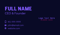 Food Bar Business Card example 3