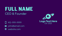 Space Ship Business Card example 2
