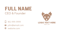 Brown Puppy Business Card