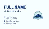 Peak Mountain Adventure Business Card Design