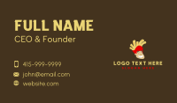 Snack Fries Person Business Card Design