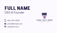 Ink Squeegee Printing Business Card