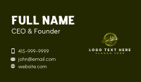 Forestry Chainsaw Woodcutter Business Card Design