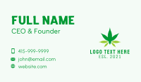 Raven Bird Marijuana  Business Card