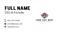 Barbell Lifting Fitness Business Card