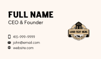 Rustic Barn Cow Business Card