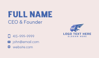 Star Wings Logistics Truck Business Card