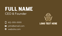 Burial Antique Urn Business Card