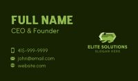 Emerald Gem Frog Business Card