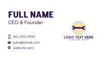 Auto Wheel Wrench Business Card